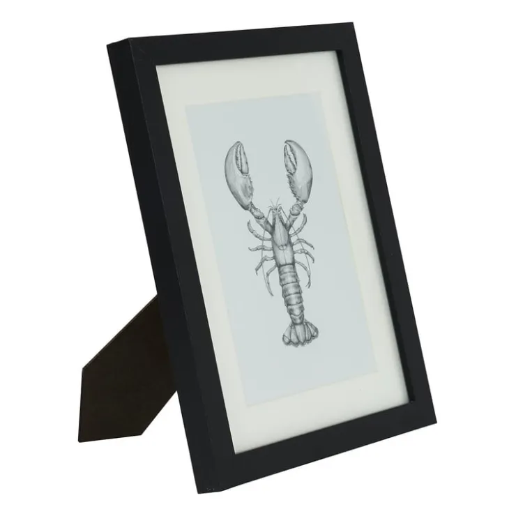 Xenos Fotolijst met passe partout - zwart - 13x18 cm- Fotolijsten