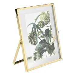 Xenos Fotolijst staand - goudkleurig - 20x15x1 cm- Fotolijsten