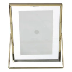 Xenos Fotolijst staand - goudkleurig - 20x15x1 cm- Fotolijsten