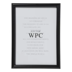 Xenos Fotolijst WPC - zwart - 13x18 cm- Fotolijsten