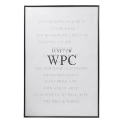 Xenos Fotolijst WPC - zwart - 60x90 cm- Fotolijsten