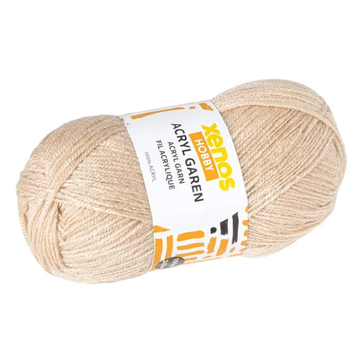 Xenos Garen acryl - beige - 100 gram - 240 meter- Garen
