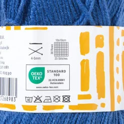 Xenos Garen acryl - blauw - 100 gram - 240 meter- Garen