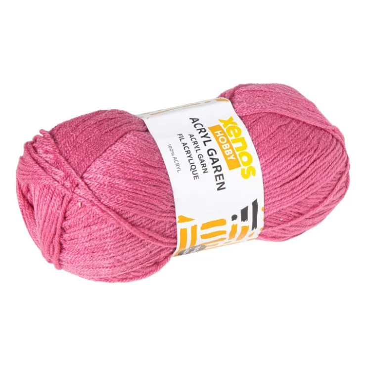 Xenos Garen acryl - roze - 100 gram - 240 meter- Garen