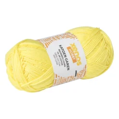 Xenos Garen katoen - geel - 50 gram - 100 meter- Garen