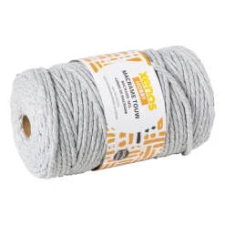 Xenos Garen macramé - grijs - 500 gram - 100 meter- Garen