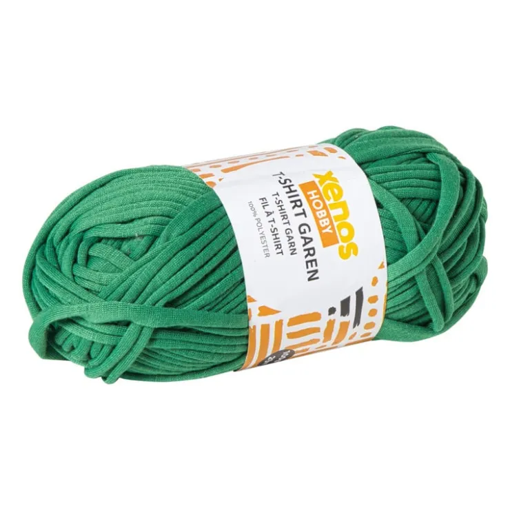 Xenos Garen t-shirt - groen - 100 gram - 29 meter- Garen