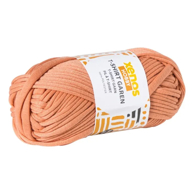Xenos Garen t-shirt - oranje - 100 gram - 29 meter- Garen