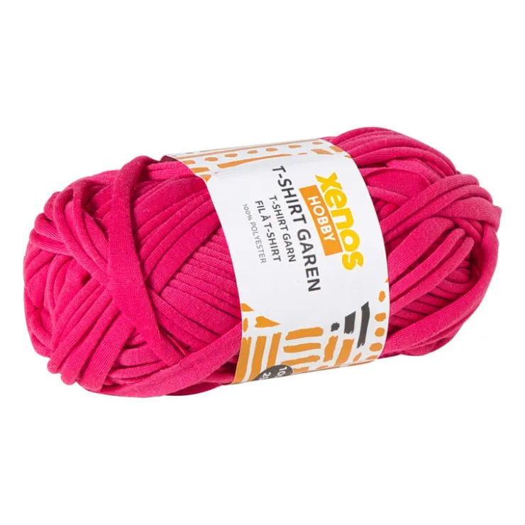 Xenos Garen t-shirt - roze - 100 gram - 29 meter- Garen