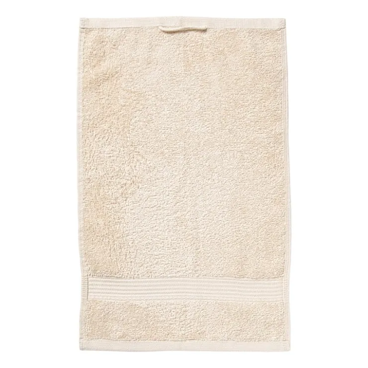 Xenos Gastendoekje - beige - 30x50 cm- Badtextiel|Badkamer Accessoires