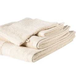Xenos Gastendoekje - beige - 30x50 cm- Badtextiel|Badkamer Accessoires