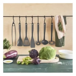 GastroMax spiraalgarde bio nylon - donkergrijs - 28 cm- Keukengerei