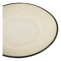 Xenos Gebaksbordje Roots - beige - ø18x2.2 cm- Borden