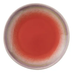 Xenos Gebaksbordje Roots - rood/paars - ø18x2.2 cm- Borden