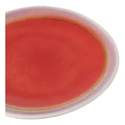 Xenos Gebaksbordje Roots - rood/paars - ø18x2.2 cm- Borden