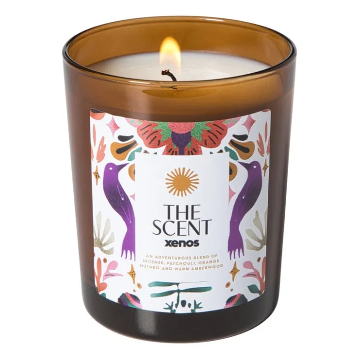 Xenos Geurkaars The Scent - ø9.5x7.9 cm- Kerstcadeaus|Geurstokjes