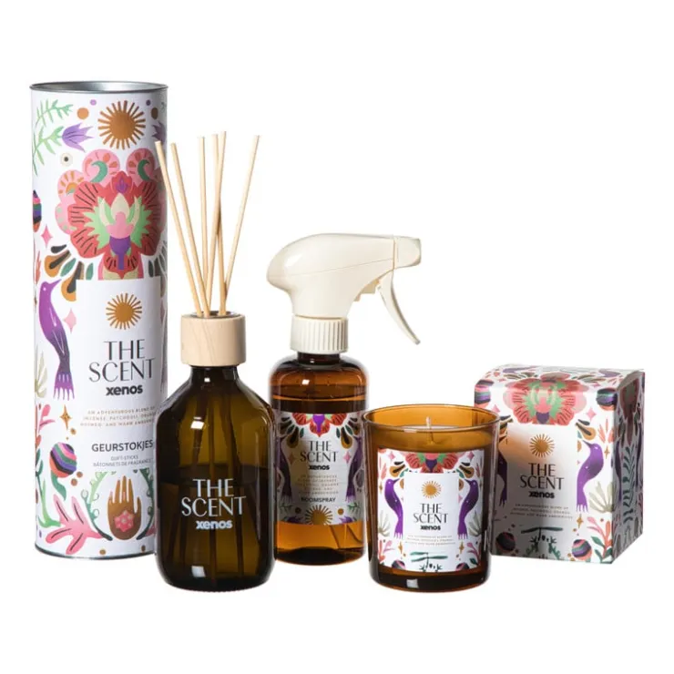 Xenos Geurkaars The Scent - ø9.5x7.9 cm- Kerstcadeaus|Geurstokjes