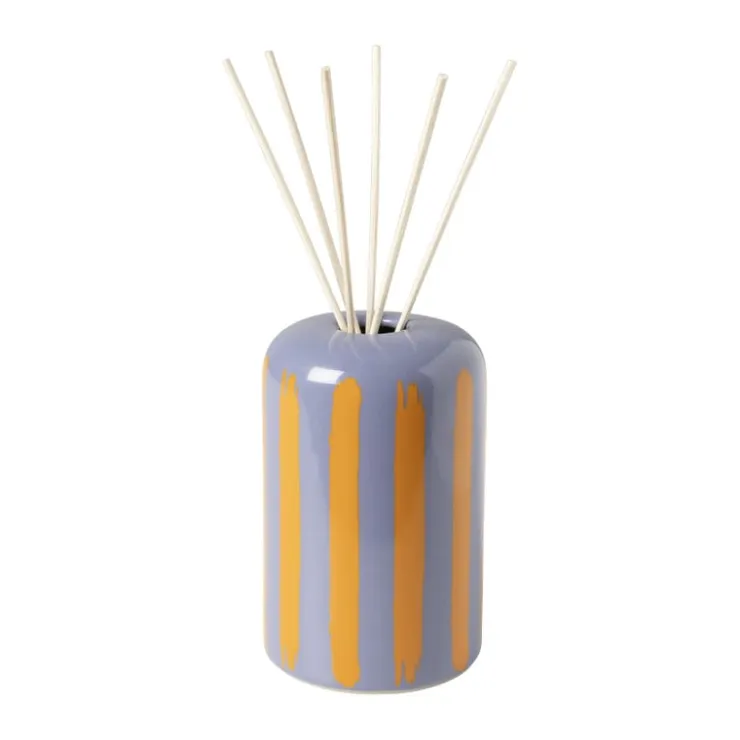 Xenos Geurstokjes rattan - bruin - set van 6- Geurstokjes