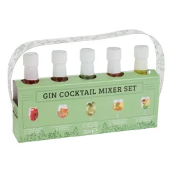 Xenos Gin cocktail mixer set - 5 smaken- Koude Dranken|Kerstcadeaus