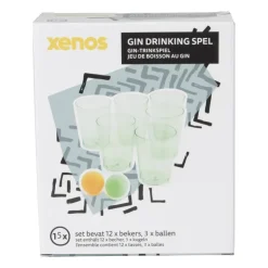 Xenos Gin pong - set van 15- Spellen