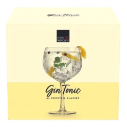 Xenos Gin tonic glas - 650 ml - set van 4- Glazensets|Cocktailglazen