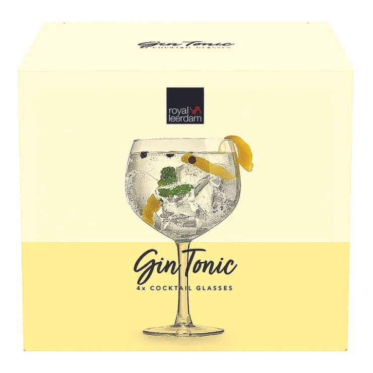 Xenos Gin tonic glas - 650 ml - set van 4- Glazensets|Cocktailglazen