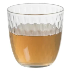 Xenos Glas slot - transparant - 290 ml- Waterglazen