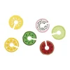 Xenos Glasmarkers fruit - set van 6- Keukengerei