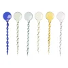 Xenos Glazen lepels - set van 6 - 14.8 cm- Lepels