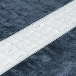 Xenos Gordijn chenille - blauw - 140x250 cm- Rolgordijnen