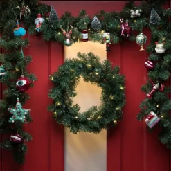 Xenos Guirlande met verlichting - 270 cm- Kerstverlichting