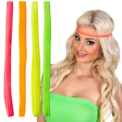 Xenos Haarband neon - diverse kleuren- Verkleedaccessoires|Verkleedkleding