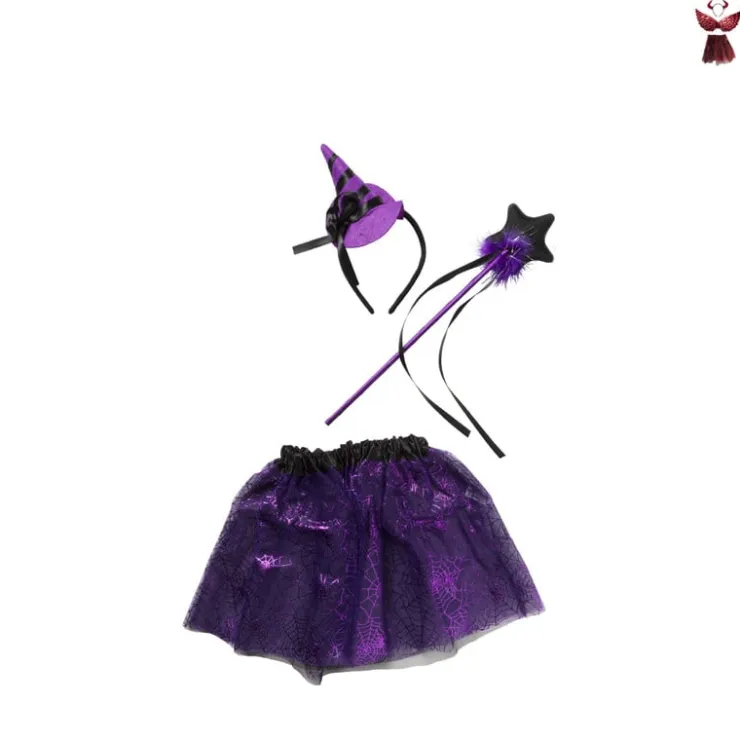 Xenos Halloween heks/duivel - kids - one size- Verkleedaccessoires|Verkleedkleding