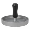 Xenos Hamburger pers - zilverkleurig - aluminium - ø9.5x12 cm- Barbecue|Keukengerei