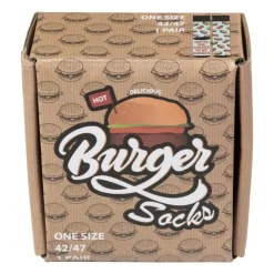 Xenos Hamburger sokken - diverse varianten - maat 42-47- Huissokken