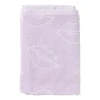 Xenos Handdoek lippen - lila/wit - 50x50 cm- Thee- En Keukendoeken