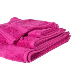 Xenos Handdoek XL - roze - 70x140 cm- Badtextiel|Badkamer Accessoires