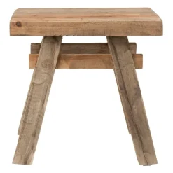 Xenos Handmade krukje Ubud - recycle hout - 45x27x45 cm- Krukjes