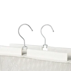 Xenos Hang organiser met 10 vakken - wit - 125x15x30 cm- Schoenenrek|Opbergsystemen