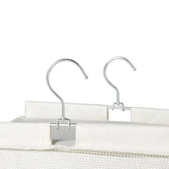 Xenos Hang organiser met 6 vakken - wit - 125x30x30 cm- Opbergsystemen|Schoenenrek