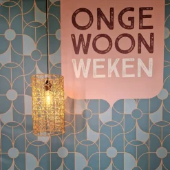 Xenos Hanglamp geweven cilinder ⌀22x40 cm- Hanglampen