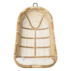 Xenos Hangstoel Aqua - naturel - 70x60x124 cm- Hangstoelen