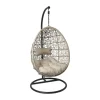 Xenos Hangstoel Hawaii met beige kussens - bruin - 196 cm- Hangstoelen