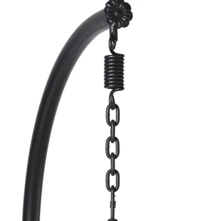 Xenos Hangstoel Hawaii met grjize kussens - bruin - 196 cm- Hangstoelen