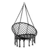 Xenos Hangstoel Knoet - zwart - ø80x100 cm- Hangstoelen