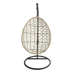 Xenos Hangstoel swing met standaard - naturel - ø104x200 cm- Hangstoelen