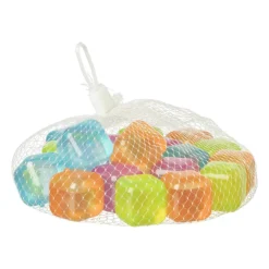 Xenos Herbruikbare ijsblokjes - multikleur - set van 20- Keukengerei