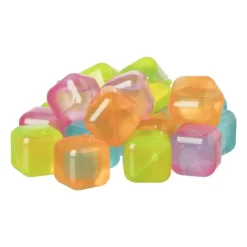 Xenos Herbruikbare ijsblokjes - multikleur - set van 20- Keukengerei