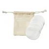 Xenos Herbruikbare wattenschijfjes - 6 stuks - ø8 cm- Badkamer Accessoires
