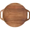 Hugo Kennis borrelplank groot - bruin - ø26 cm- Borrelplanken|Kerst Bakken